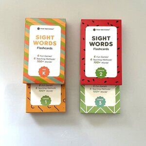 THINK TANK SCHOLAR SIGHT WORDS 400+ SIGHT WORD FLASHCARDS  4 PACK K-3